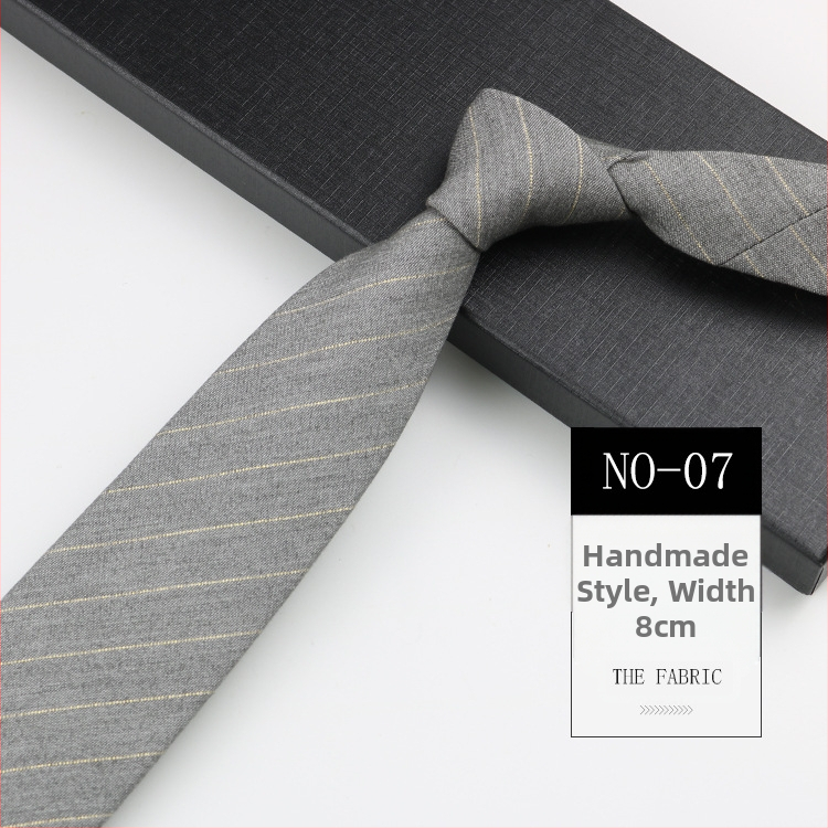 Karirana kravata Muška poslovna ležerna odijela Košulja Prugasta moderna kravata Ženska kravata za ruku