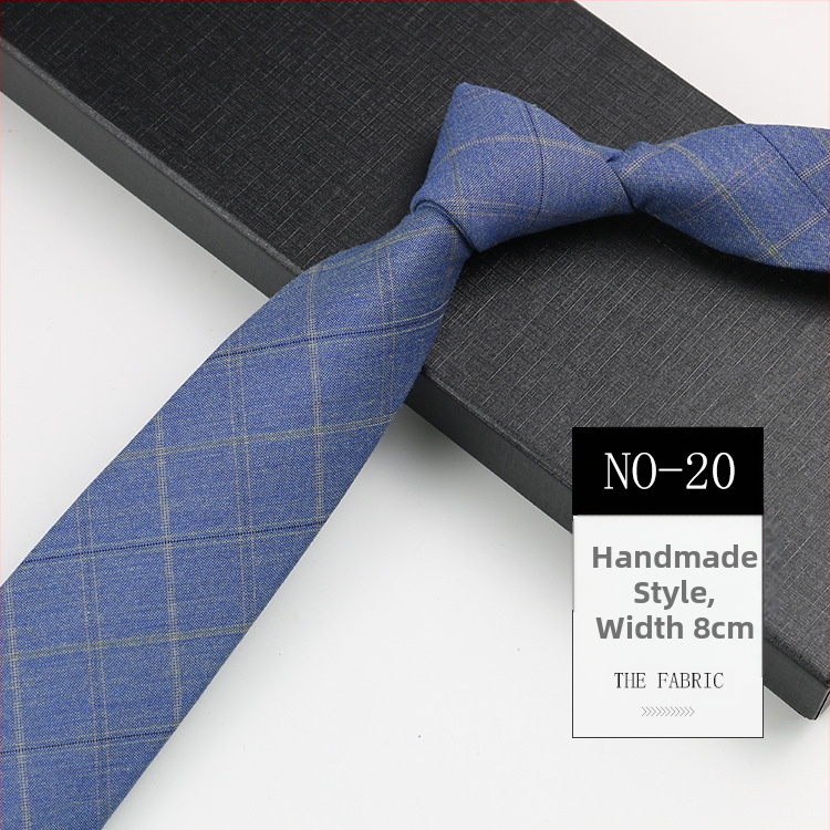 Karirana kravata Muška poslovna ležerna odijela Košulja Prugasta moderna kravata Ženska kravata za ruku