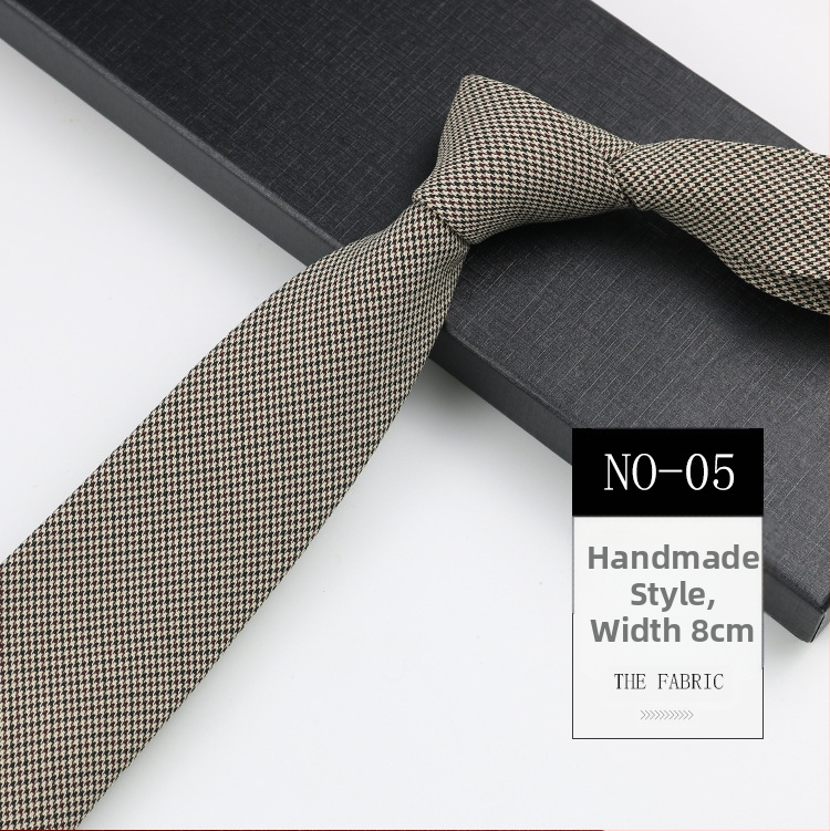 Karirana kravata Muška poslovna ležerna odijela Košulja Prugasta moderna kravata Ženska kravata za ruku