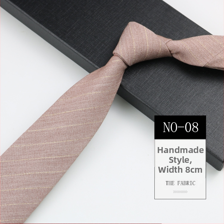 Karirana kravata Muška poslovna ležerna odijela Košulja Prugasta moderna kravata Ženska kravata za ruku