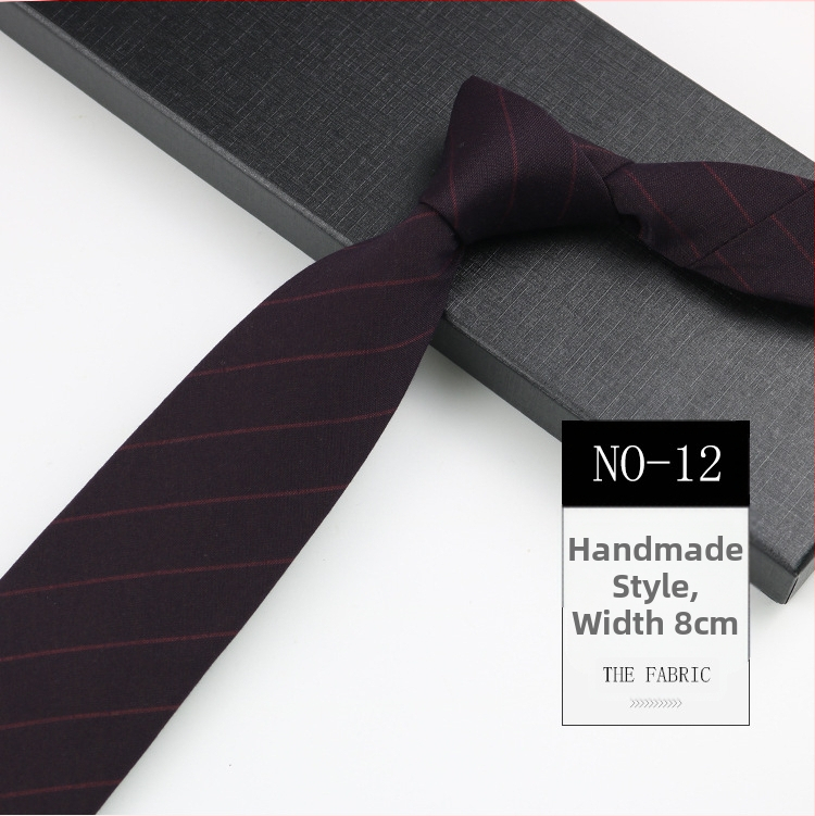 Karirana kravata Muška poslovna ležerna odijela Košulja Prugasta moderna kravata Ženska kravata za ruku