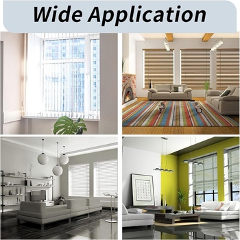 3 kreminės baltos spalvos karoliukų grandinėlė su 10 jungiamųjų sagčių, užuolaidų aksesuarai, sandėlyje