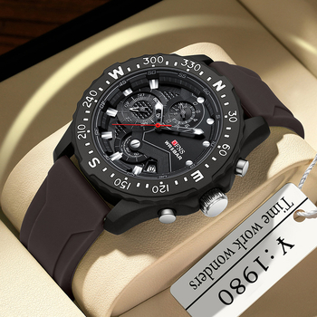 Meeste elektrooniline kvartskell, mood, lihtne kalender, spordi multifunktsionaalne veekindel tehasevarustus 2024. aasta uus
