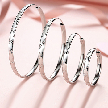 Модни големи обеци със звездовидни точки 2024, нови популярни елегантни кръгли обеци, дамски висококачествени преувеличени бижута от чисто сребро