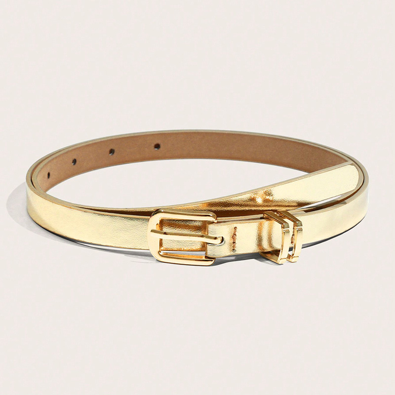 Auksinis mažas diržas Mažas moteriškas diržas Smeigtukas Mažas diržas Suknelė Aptemptas juosmens diržas Marškiniai Dekoratyvinis diržas