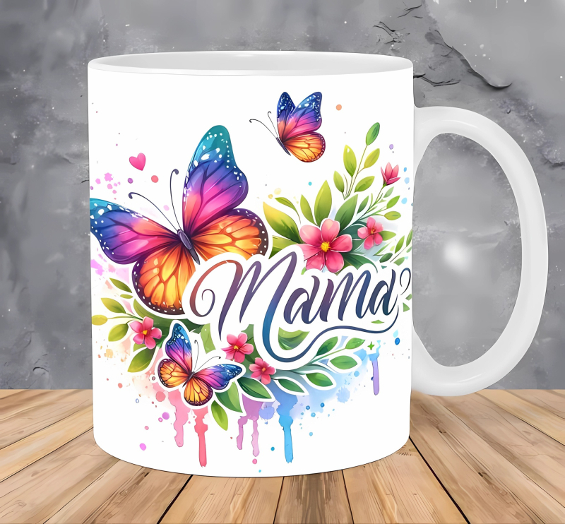 Piiriülese kaubanduse liblikas keraamiline kohvikruus liblikas tüdrukute kruus