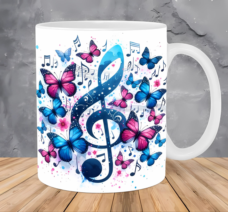 Piiriülese kaubanduse liblikas keraamiline kohvikruus liblikas tüdrukute kruus