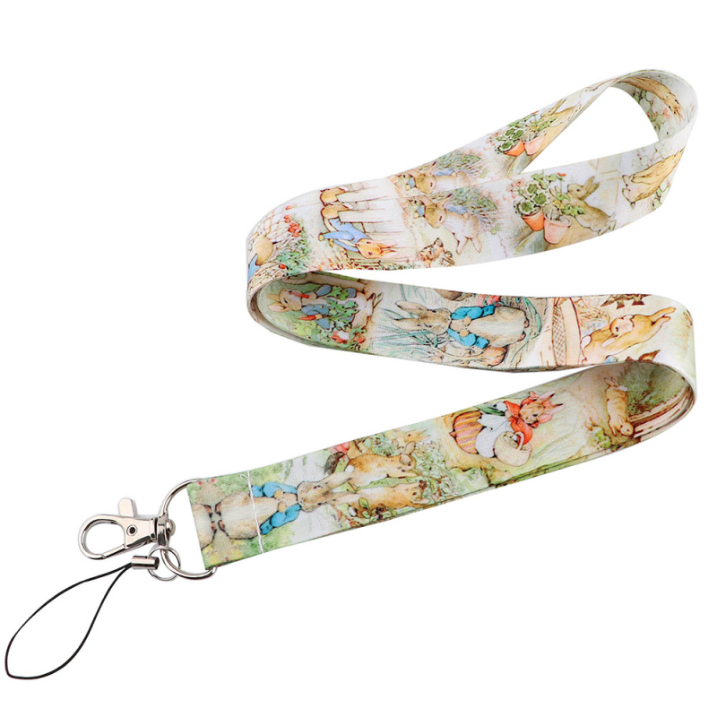 Aranyos nyúl alakú hosszú, elveszett telefontartó nyakpánt U-lemezes medál, munkabizonyítvány, márkajelzés, multifunkcionális mobiltelefon-kötél