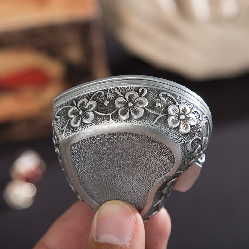 Širdies formos rožės vintažinės princesės metalinė kišeninė papuošalų dėžutė, vestuvių suvenyras, dovana, papuošalų dėžutė