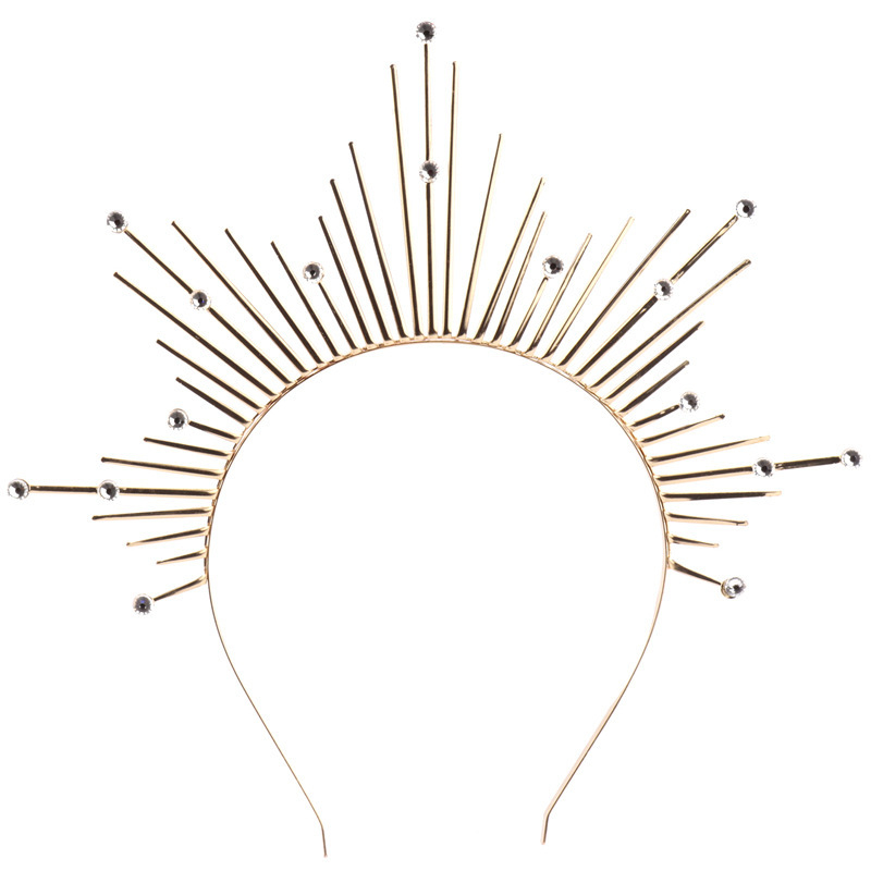 Piiriülene Euroopa ja Ameerika Notre Dame`i halo peapael, kroon, peakatted, jumalanna moeetendus, peapaelte aksessuaarid, reisipidu, kuum müük