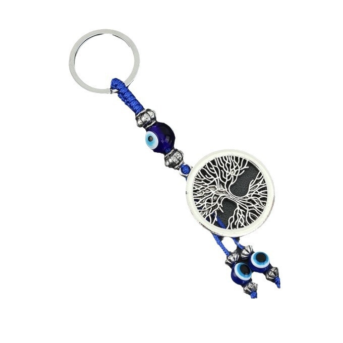 Lengvas prabangaus stiliaus raktų pakabukas, blogos akies, mėlynakės pelėdos, dramblio, gyvūno, metalinis pakabukas automobiliui, ornamentas