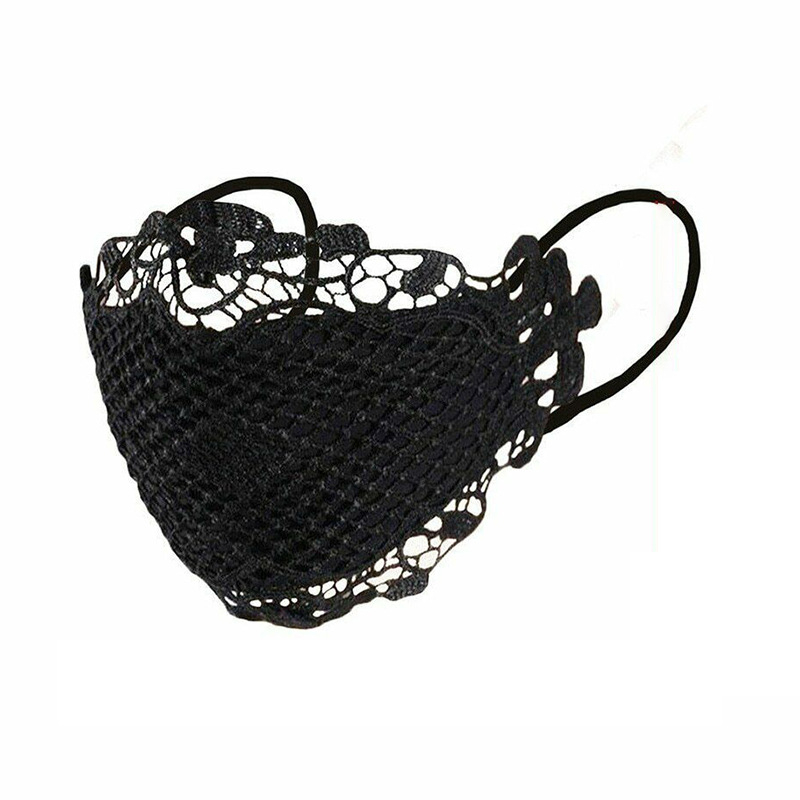 Plaunama madinga nėriniuota lauko apsaugos nuo saulės burnos kaukė, skirta važinėjimui dviračiu, apsauganti nuo UV spindulių, kvėpuojanti, dulkių nepraleidžianti kaukė