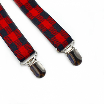 Σετ παπιγιόν ενηλίκων με 3 κλιπ ζακάρ καρό, unisex, φοιτητική στολή, με λουράκι