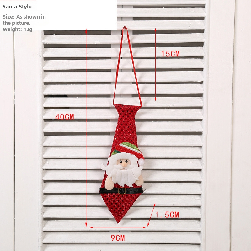 Νέες χριστουγεννιάτικες διακοσμήσεις Άγιος Βασίλης χιονάνθρωπος ελάφι μενταγιόν ενήλικες παιδιά δημιουργική διακόσμηση δώρου γραβάτα