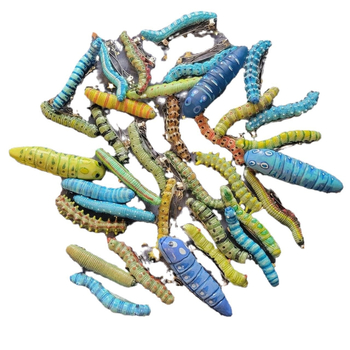 Διασυνοριακό Halloween Φουρκέτα Κάμπιας Τρόμου Μη mainstream Δημιουργικά Χαρακτηριστικά Στολίδια Διακοσμήσεις Κοστούμι Κάμπιας