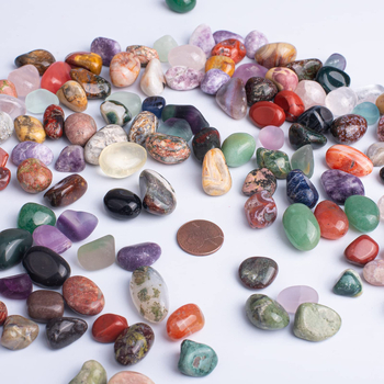 Διασυνοριακά ευρωπαϊκά και αμερικανικά στολίδια από κυλιόμενες πέτρες, κρυστάλλινα, φυσική πέτρα, χαλίκι, χονδρική πώληση, κοσμήματα για κορίτσια, στολίδια από πέτρα γιόγκα