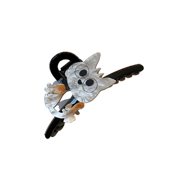 Ακρυλικό απλό κλιπ για γατάκι σε κορεατικό στιλ Dongdaemun, κλιπ μαλλιών καρχαρία για κορίτσια, καλοκαιρινά αξεσουάρ μαλλιών με φουρκέτα