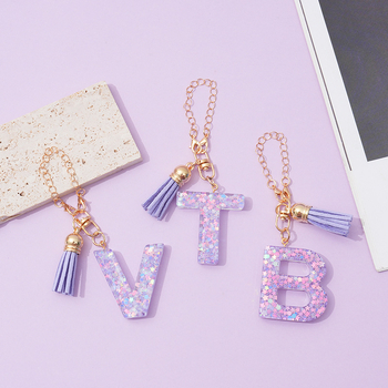 26 Γυναικεία Τσάντα με Μωβ Φούντα με Αστέρια και Πούλιες, Κρεμαστό, Αλυσίδα, Κύπελλο Νερού, Μπρελόκ Αυτοκινήτου, Cross Border