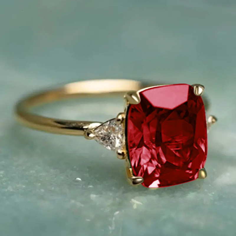 „Cao Shi“ madingas europietiškas ir amerikietiškas perdėtos asmenybės retro žiedas, palinkėjęs naujo TEMU karšto išpardavimo princesės sužadėtuvių žiedo moterims.