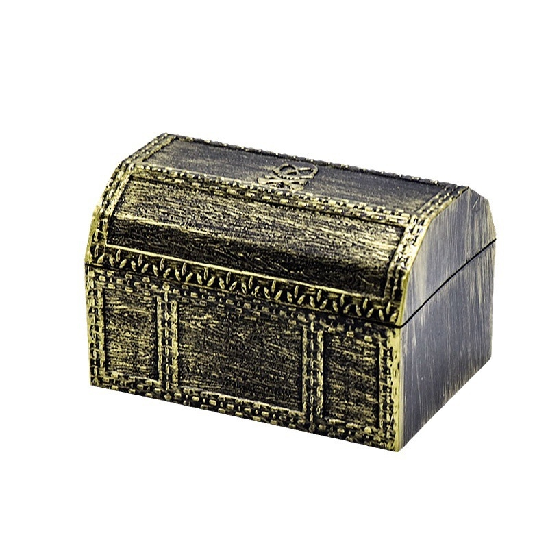 „Amazon“ piratų maža lobių skrynia, žaislas, vaikų lobių skrynios dekoracijos, baro išleistuvių maži papuošalai, piratų lobių skrynia