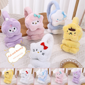 Jesenné a zimné detské chrániče sluchu 2024, dámske roztomilé detské teplé chrániče sluchu, odolné voči chladu, detské chrániče sluchu s flísovou podšívkou, zahustené, veľkoobchod