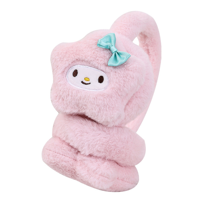 Jesenske i zimske dječje štitnike za uši 2024., ženske slatke dječje tople štitnike za uši, hladnootporne dječje štitnike za uši s flis podstavom, zadebljane, veleprodaja