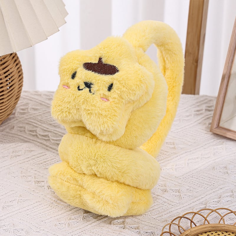 Jesenske i zimske dječje štitnike za uši 2024., ženske slatke dječje tople štitnike za uši, hladnootporne dječje štitnike za uši s flis podstavom, zadebljane, veleprodaja