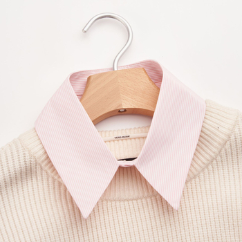 2024 νέα τάση ριγέ μυτερό γιακά προσωπικότητα όμορφη πουλόβερ Joker ραμμένο ψεύτικο γιακά αξεσουάρ γιακά χονδρικής