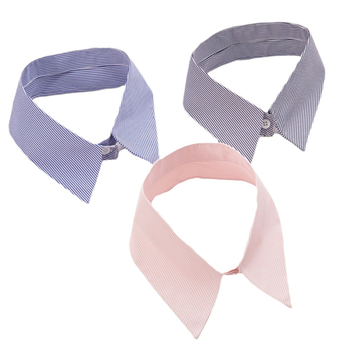 2024 νέα τάση ριγέ μυτερό γιακά προσωπικότητα όμορφη πουλόβερ Joker ραμμένο ψεύτικο γιακά αξεσουάρ γιακά χονδρικής