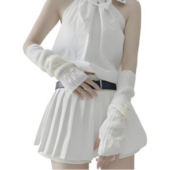 Uus mood daamide lihtsad Joker daamide dekoratiivsed kootud lipsuvarrukad sügiseks ja talveks soojad tehase hulgimüügist