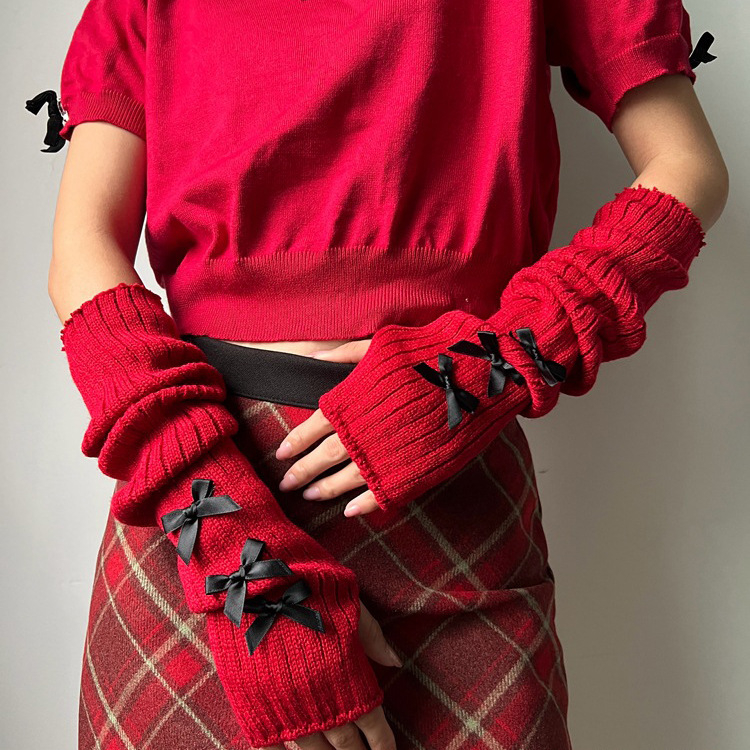 Uus mood daamide lihtsad Joker daamide dekoratiivsed kootud lipsuvarrukad sügiseks ja talveks soojad tehase hulgimüügist