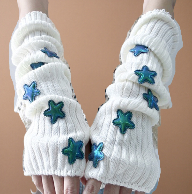 Uus mood daamide lihtsad Joker daamide dekoratiivsed kootud lipsuvarrukad sügiseks ja talveks soojad tehase hulgimüügist