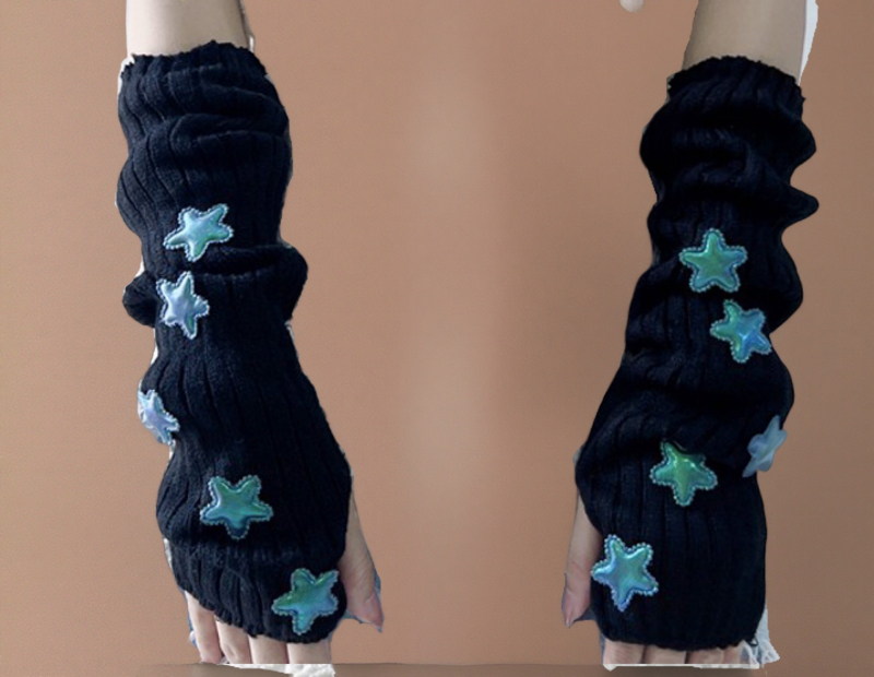 Uus mood daamide lihtsad Joker daamide dekoratiivsed kootud lipsuvarrukad sügiseks ja talveks soojad tehase hulgimüügist