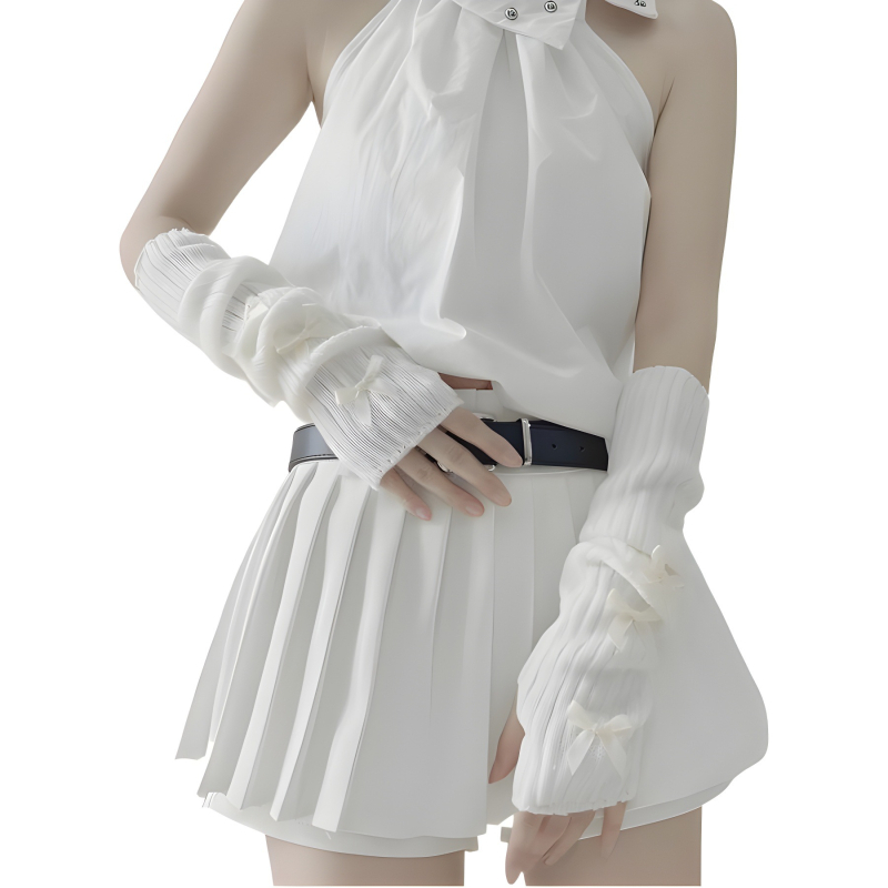 Uus mood daamide lihtsad Joker daamide dekoratiivsed kootud lipsuvarrukad sügiseks ja talveks soojad tehase hulgimüügist