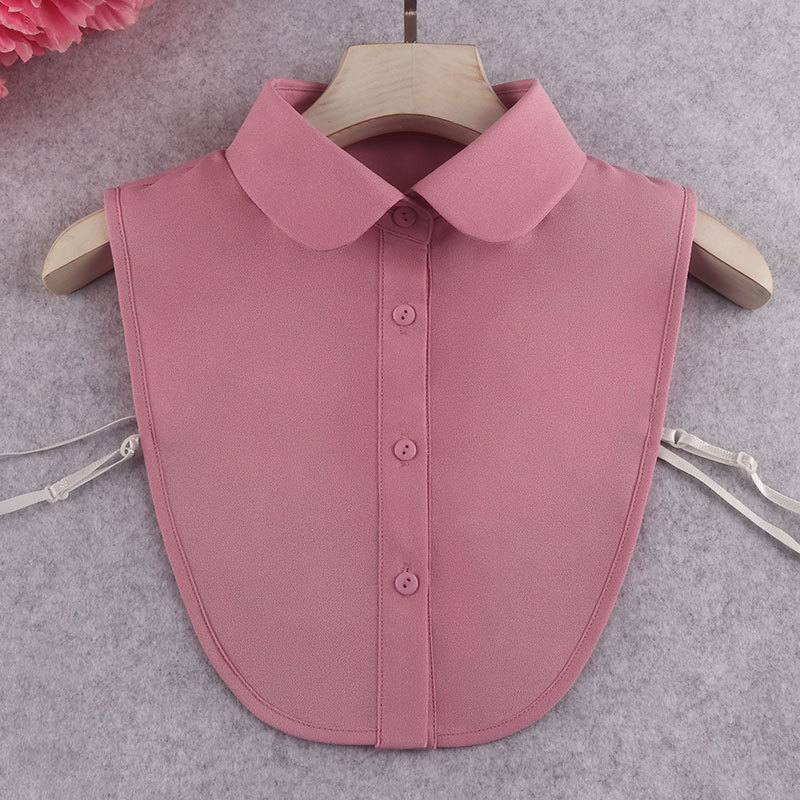 Κορεάτικο στυλ Φθινόπωρο και Χειμώνας Γυναικείο Κολάρο Πουκαμίσου με Ψεύτικο Κολάρο, Πολυχρηστικό Φούτερ με Ψεύτικο Κολάρο και Διακοσμητικό Γιακά