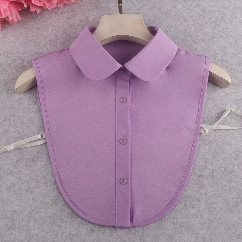 Κορεάτικο στυλ Φθινόπωρο και Χειμώνας Γυναικείο Κολάρο Πουκαμίσου με Ψεύτικο Κολάρο, Πολυχρηστικό Φούτερ με Ψεύτικο Κολάρο και Διακοσμητικό Γιακά