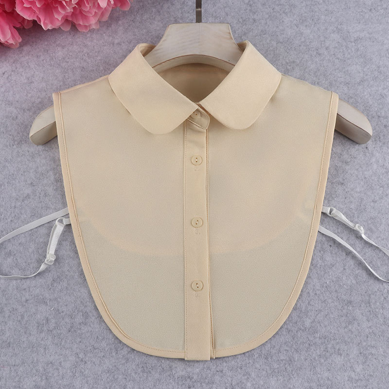 Κορεάτικο στυλ Φθινόπωρο και Χειμώνας Γυναικείο Κολάρο Πουκαμίσου με Ψεύτικο Κολάρο, Πολυχρηστικό Φούτερ με Ψεύτικο Κολάρο και Διακοσμητικό Γιακά