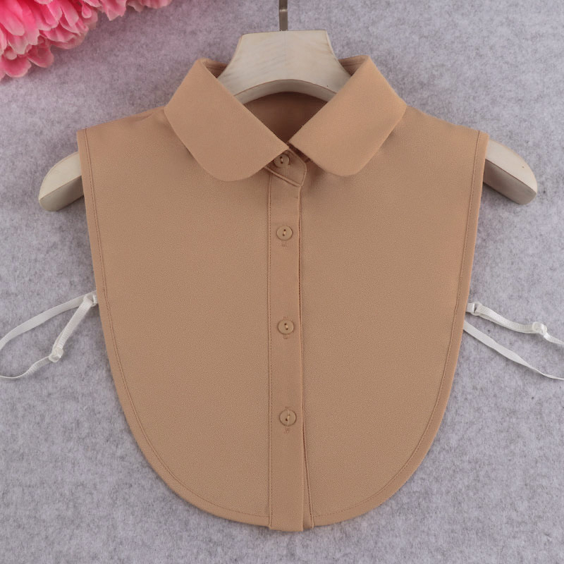 Κορεάτικο στυλ Φθινόπωρο και Χειμώνας Γυναικείο Κολάρο Πουκαμίσου με Ψεύτικο Κολάρο, Πολυχρηστικό Φούτερ με Ψεύτικο Κολάρο και Διακοσμητικό Γιακά