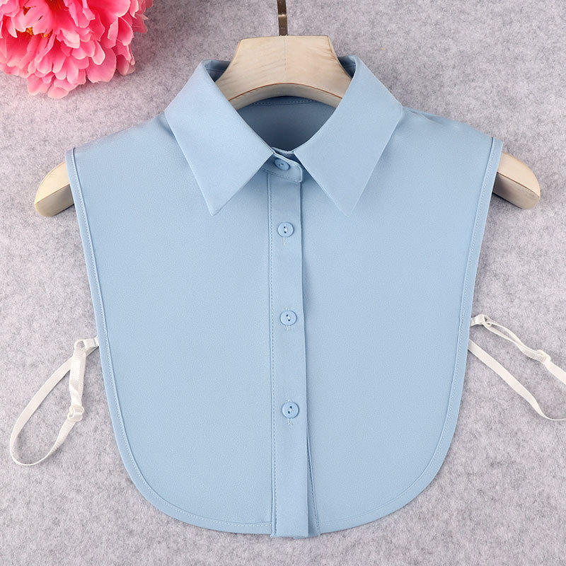 Κορεάτικο στυλ Φθινόπωρο και Χειμώνας Γυναικείο Κολάρο Πουκαμίσου με Ψεύτικο Κολάρο, Πολυχρηστικό Φούτερ με Ψεύτικο Κολάρο και Διακοσμητικό Γιακά