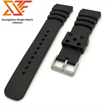 20mm 22mm 24mm Κατάλληλο για κονσερβοποιημένα ρολόγια Abalone Diver, Χονδρική πώληση αξεσουάρ ρολογιών, Λουράκι ρολογιού από καουτσούκ