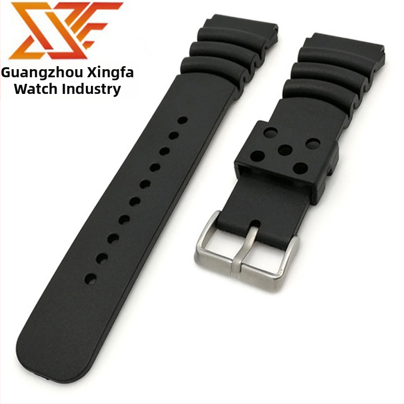 20mm 22mm 24mm Potrivit pentru ceasuri de scafandru din abalone conservat, accesorii pentru ceasuri en-gros, curea de ceas din cauciuc