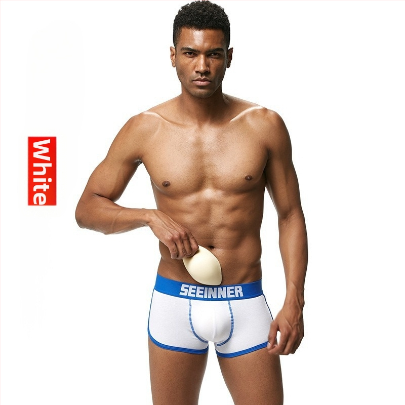 Meeste aluspesu 3D stereo suurendatud suured erutatud täisujumispüksid silikoonist padjaga suusaspordi valvur meeste JJ padi