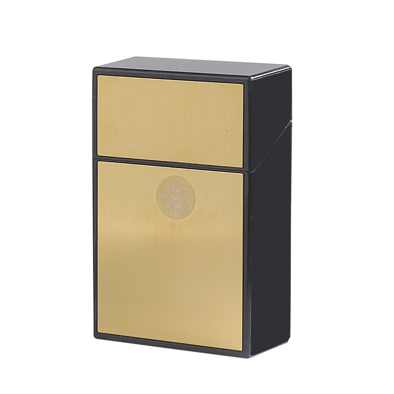 20 vnt. cigarečių dėklas iš aliuminio lydinio paviršiaus, automatinis atverčiamas dangtelis, visas pakuotės birių cigarečių dėklas, plastikinis, madingas nešiojamas dėklas vyrams.