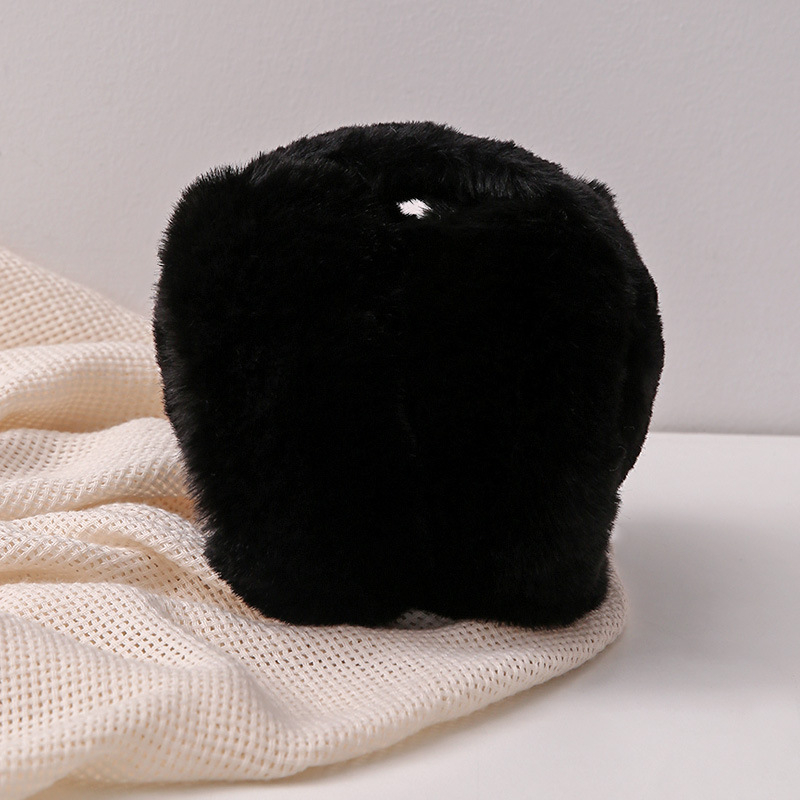 Zimné nové imitácie králičieho zamatu teplé chrániče sluchu v kórejskom štýle pre študentky, dámske chrániče sluchu, nemrznúca vrecko na uši, vetruodolné, skladacie, teplé