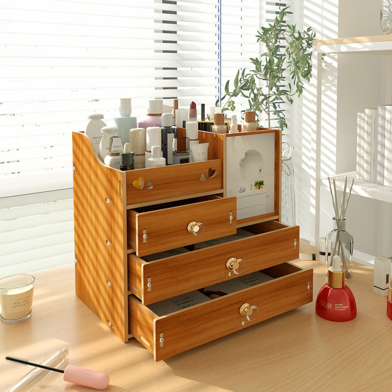 „Factory Mixiuer 90“ sprogstamoji didelė daugiafunkcinė laikymo ir tvarkymo dėžutė kosmetikos laikymo dėžei