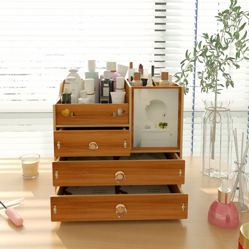 „Factory Mixiuer 90“ sprogstamoji didelė daugiafunkcinė laikymo ir tvarkymo dėžutė kosmetikos laikymo dėžei