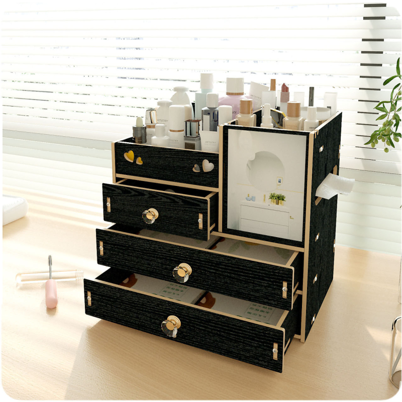 „Factory Mixiuer 90“ sprogstamoji didelė daugiafunkcinė laikymo ir tvarkymo dėžutė kosmetikos laikymo dėžei