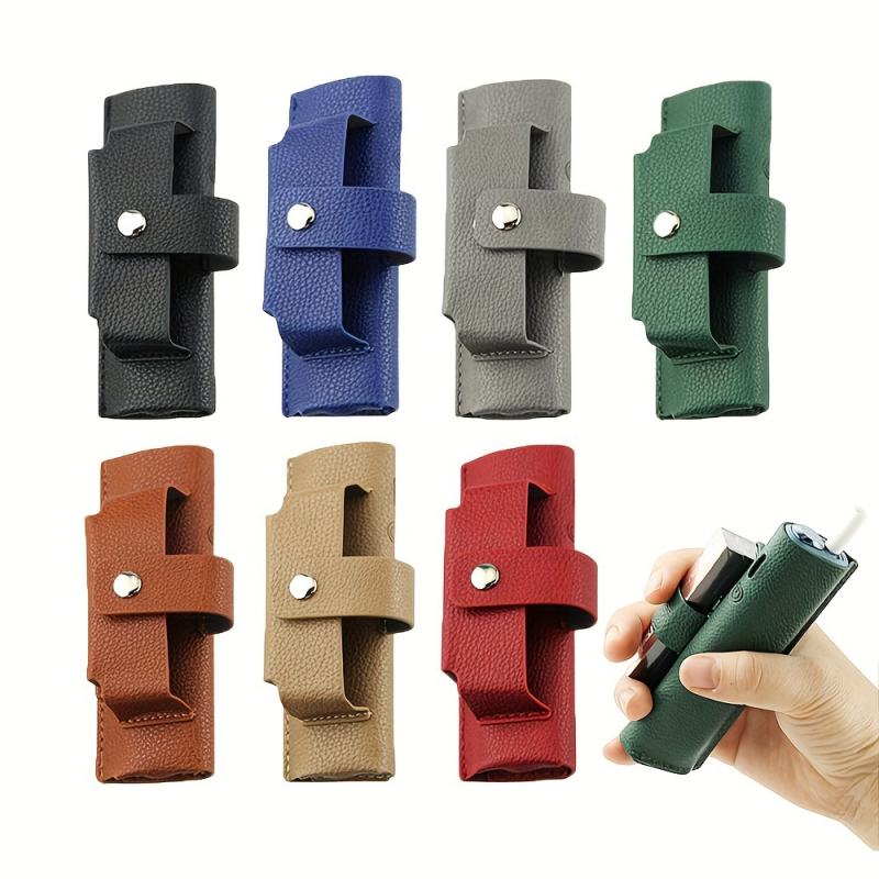 Karštai parduodamas IQO ILUMA ONE odinis dėklas ONE šešių kartų vientisas apsauginis dėklas nešiojamas, atsparus kritimams cigarečių dėklas