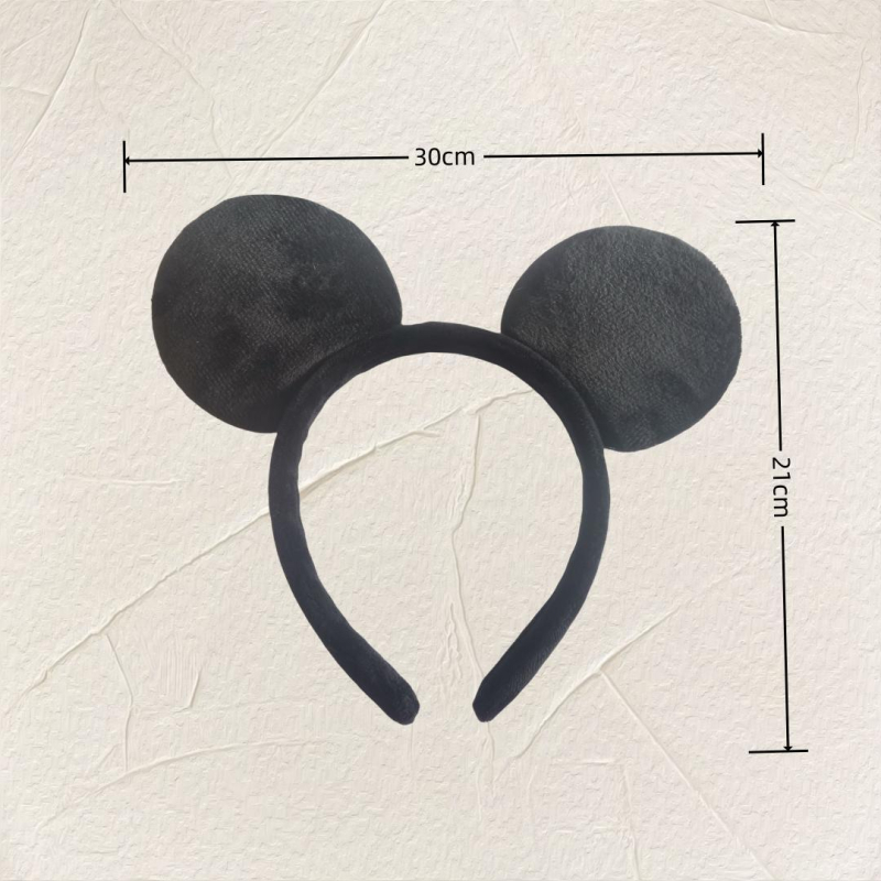 Mielas tarpvalstybinis Mikio ir Minnie galvos juosta su blizgučiais ir ausimis, plaukų aksesuarai