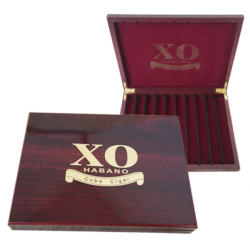 Nešiojama „Flip-Top Xo“ medinė cigarų dėžutė, paruošta tiekti, medinė aukštos klasės drėkinamoji cigarų laikymo dėžutė, pritaikyta
